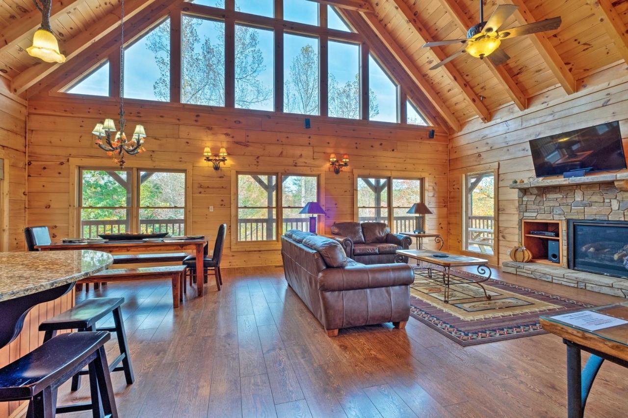 Pigeon Forge Cabin With Brand New Hot Tub And Views! 세비어빌 외부 사진
