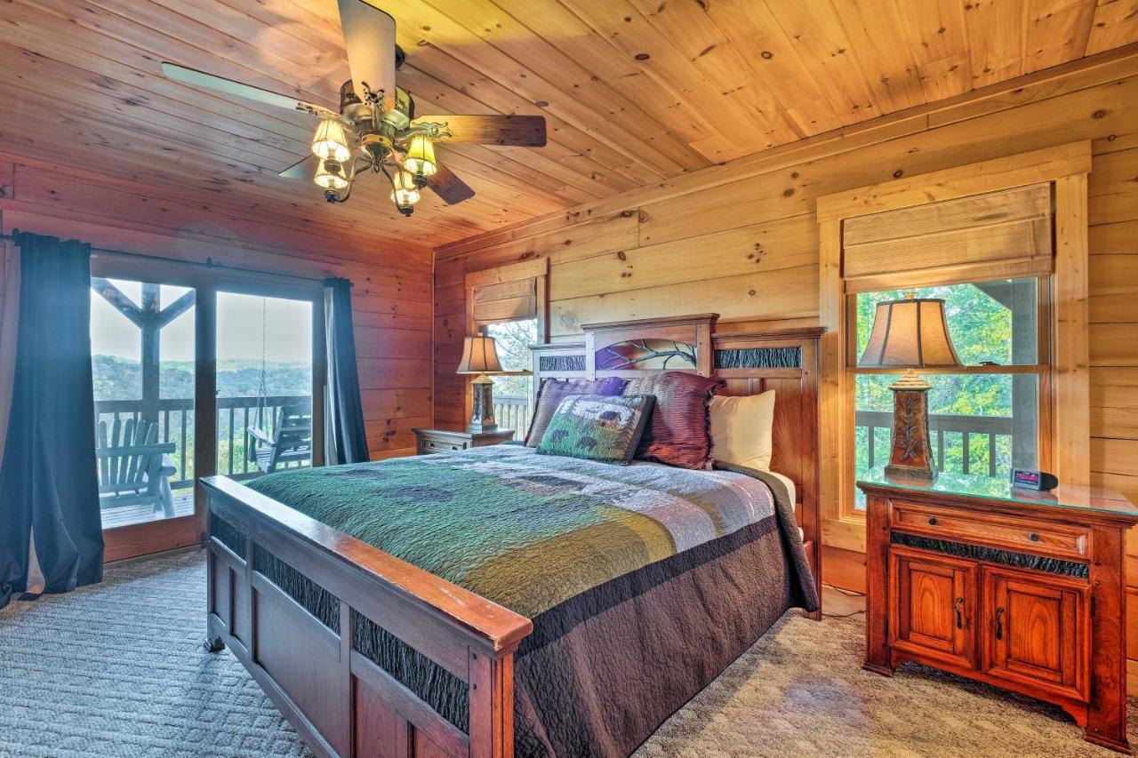 Pigeon Forge Cabin With Brand New Hot Tub And Views! 세비어빌 외부 사진